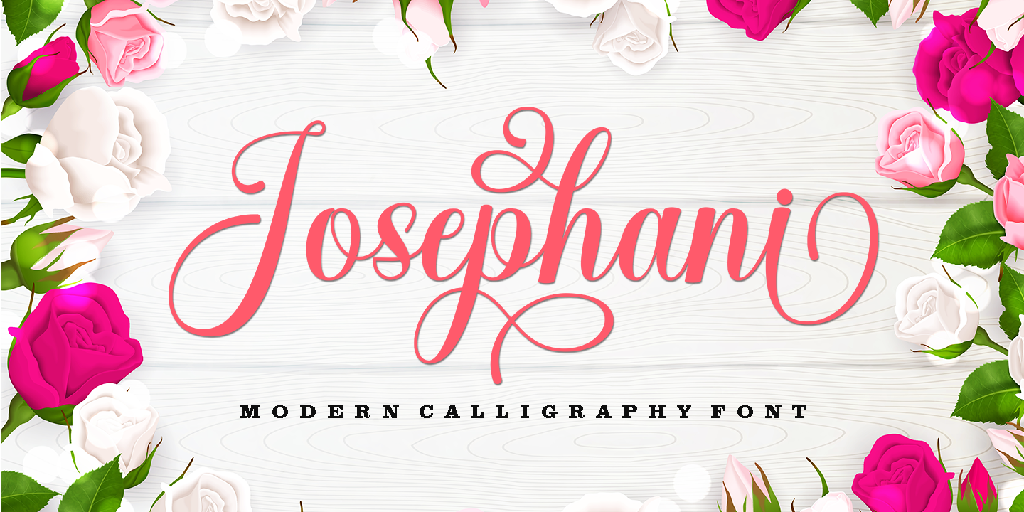 Josephani Script Font preview